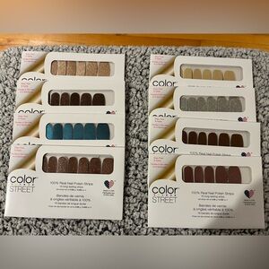NWT LOT OF Color Street Nail Strips Set